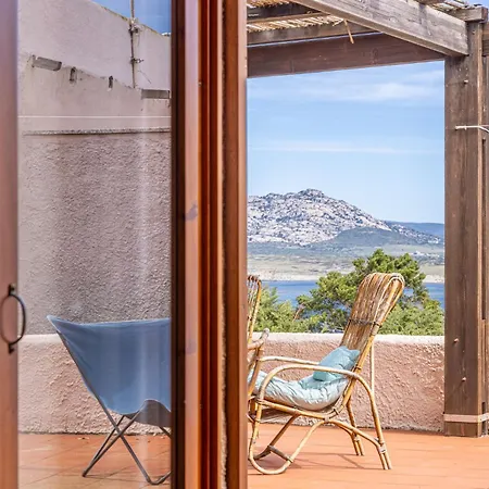 With View Over Asinara Island Tatil Evi *